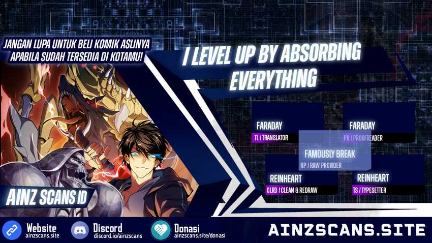 Baca Komik I Level Up By Absorbing Everything Chapter 9 Gambar 1