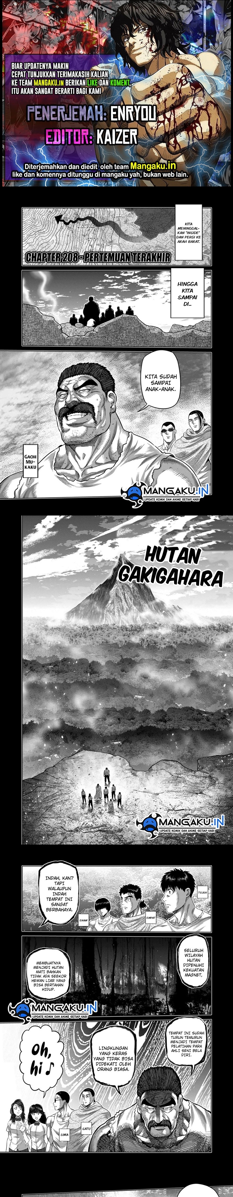 Baca Komik Kengan Omega Chapter 208 Gambar 1