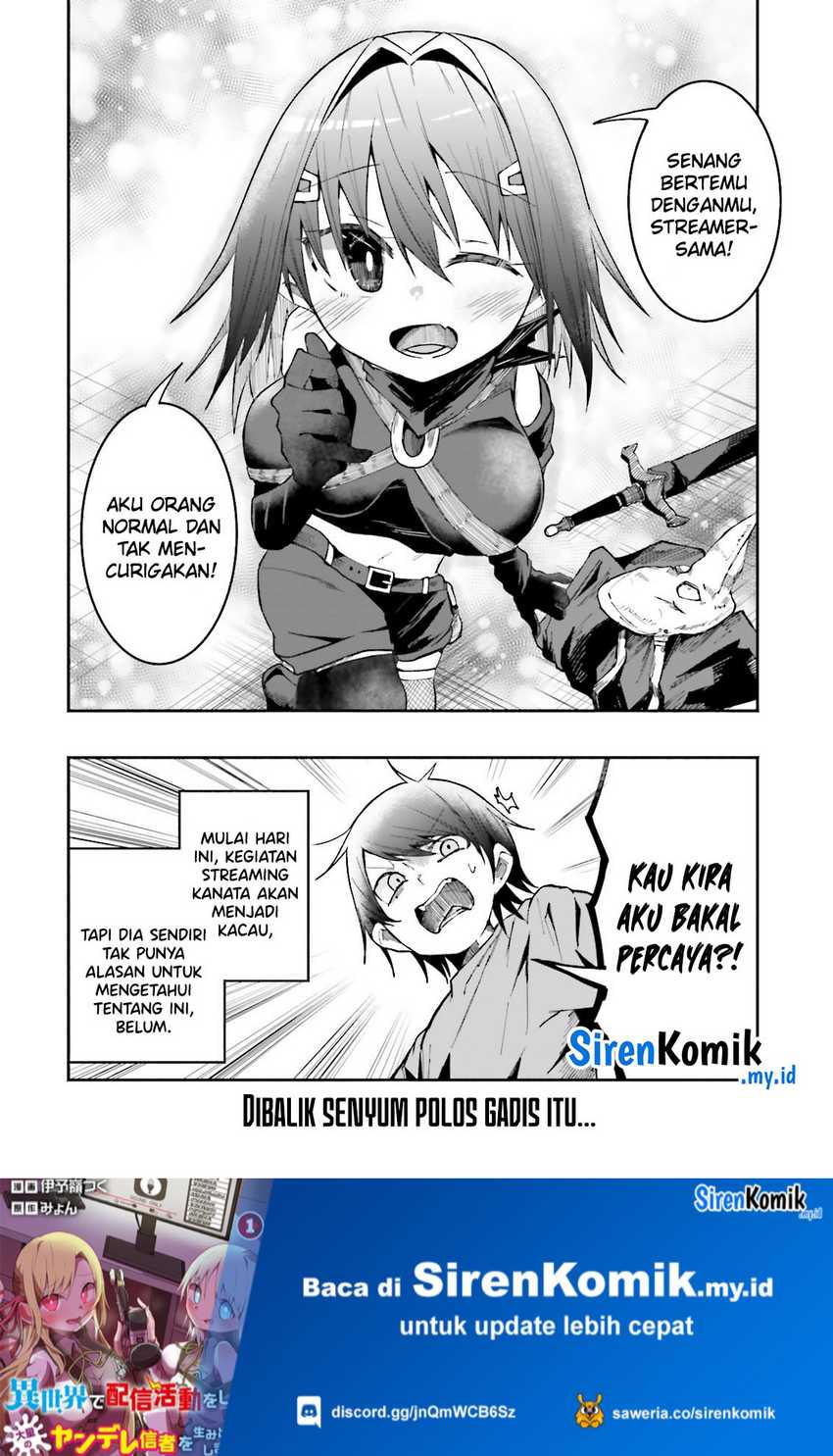 Isekai de Haishin Katsudou wo Shitara Tairyou no Yandere Shinja wo Umidashite Shimatta Ken Chapter 13 Gambar 17