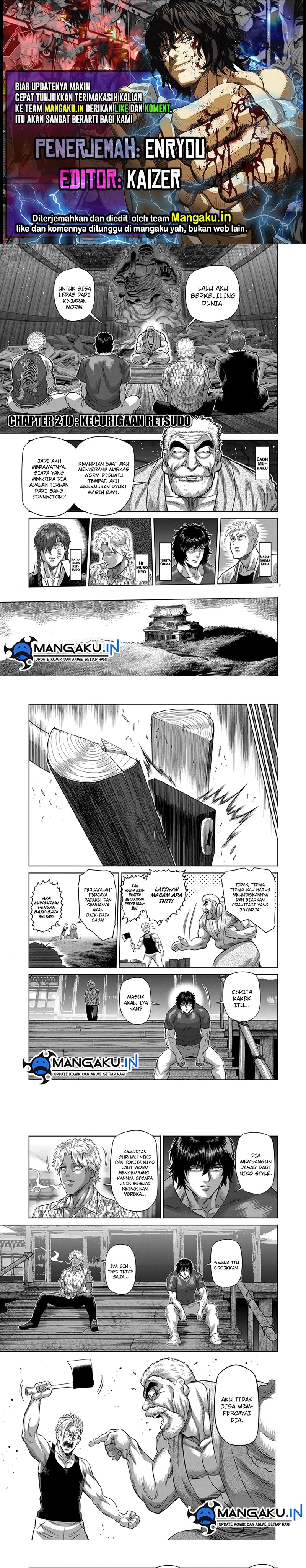 Baca Komik Kengan Omega Chapter 210 Gambar 1