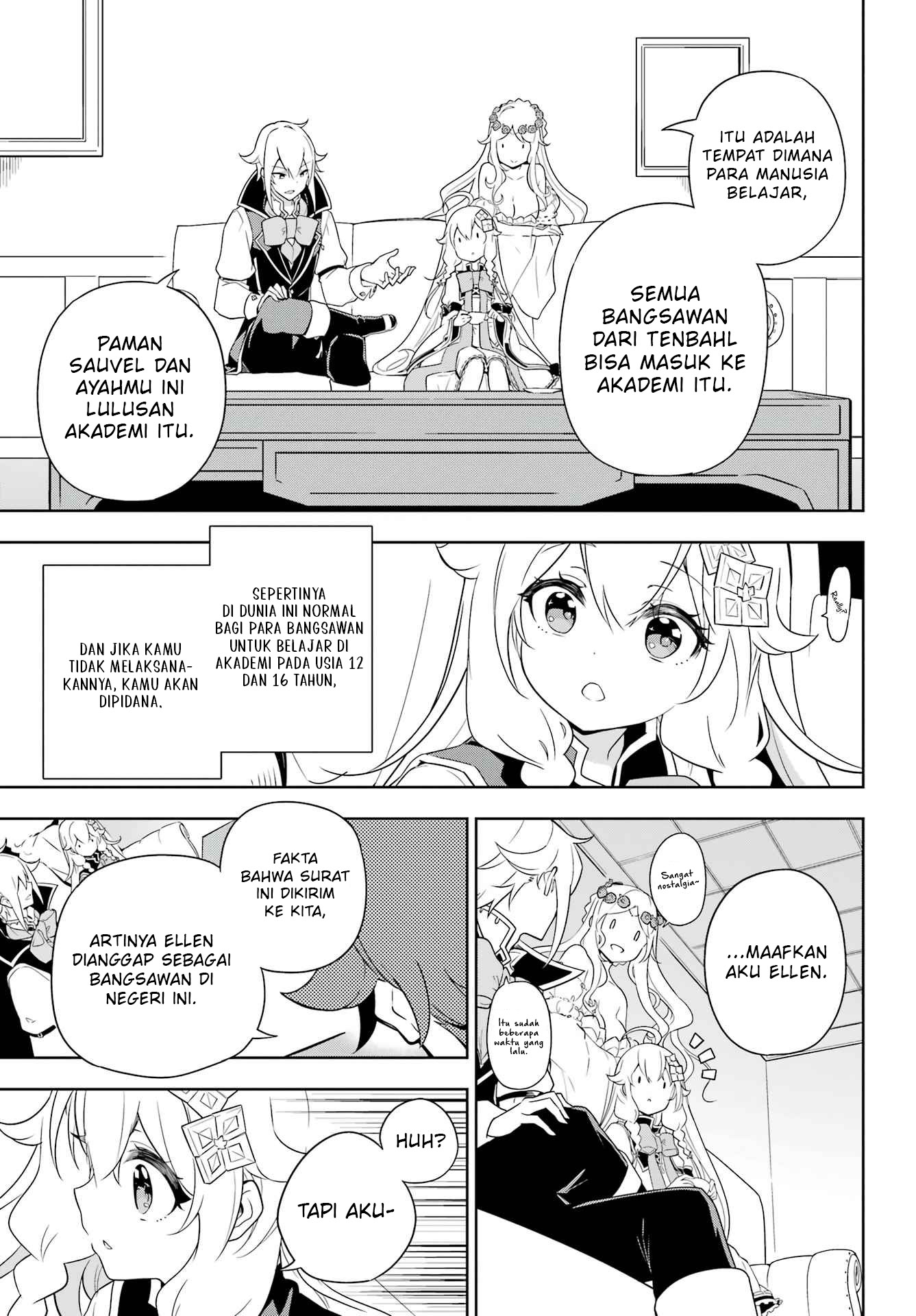 Chichi wa Eiyuu, Haha wa Seirei, Musume no Watashi wa Tenseisha Chapter 40 Gambar 6