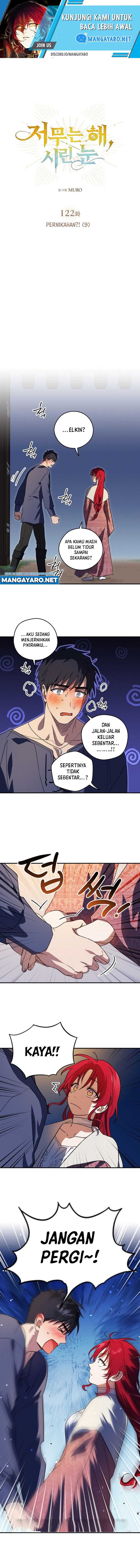 Baca Manhwa Blinded By The Setting Sun Chapter 122 Gambar 2