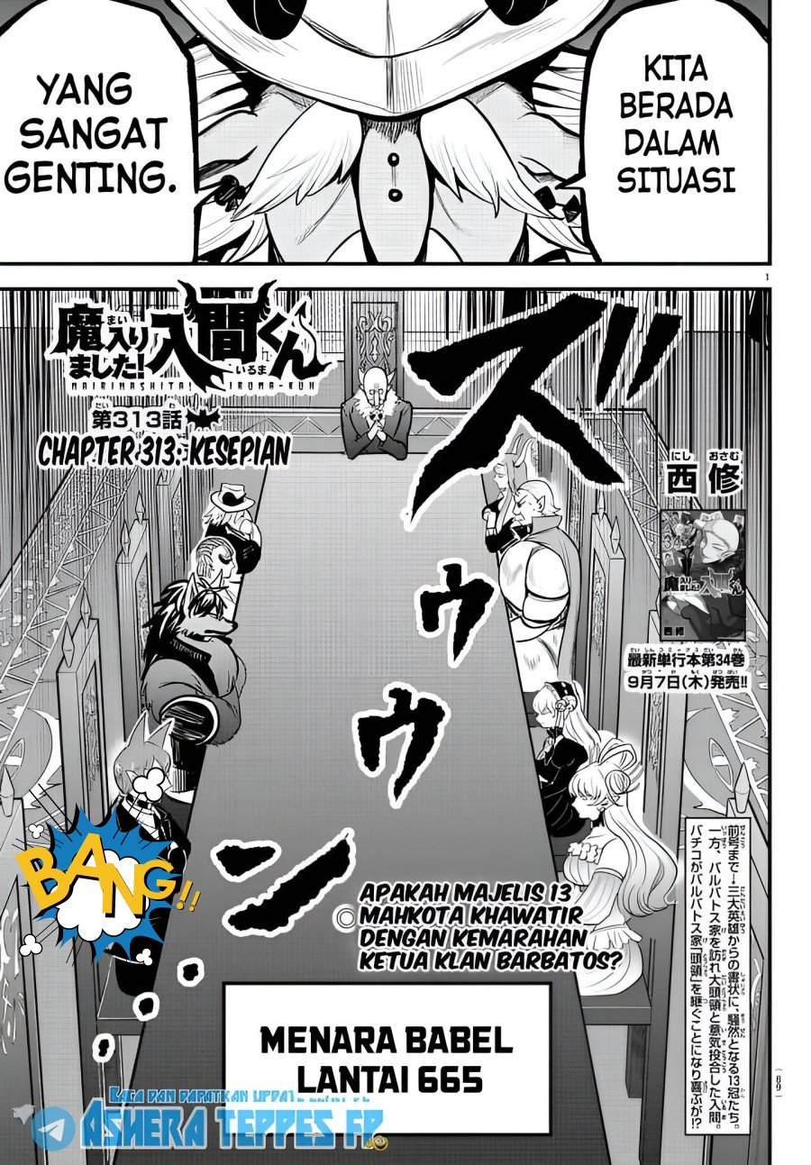 Baca Manga Mairimashita! Iruma-kun Chapter 313 Gambar 2