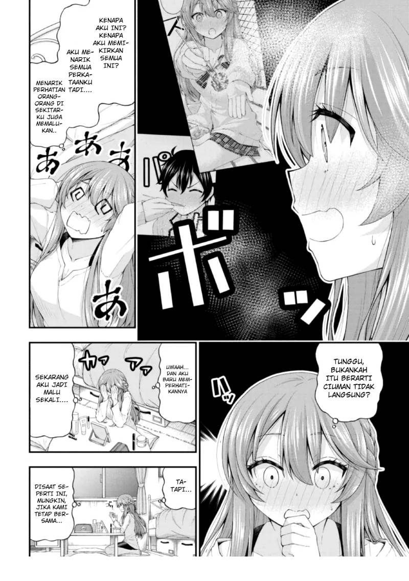 Inkya no Boku ni Batsu Game ni Kokuhaku Shitekita Hazu no Gyaru ga, Doumitemo Boku ni Betahore Desu Chapter 4.5 Gambar 5