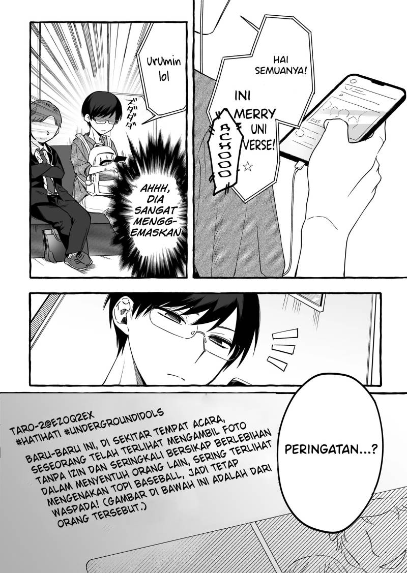 Baca Manga Damedol to Sekai ni Hitori Dake no Fan (Serialization)  Chapter 8 bahasa Indonesia Gambar 2