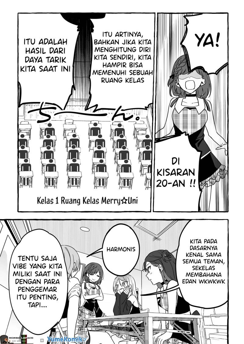 Damedol to Sekai ni Hitori Dake no Fan (Serialization)  Chapter 8 bahasa Indonesia Gambar 6