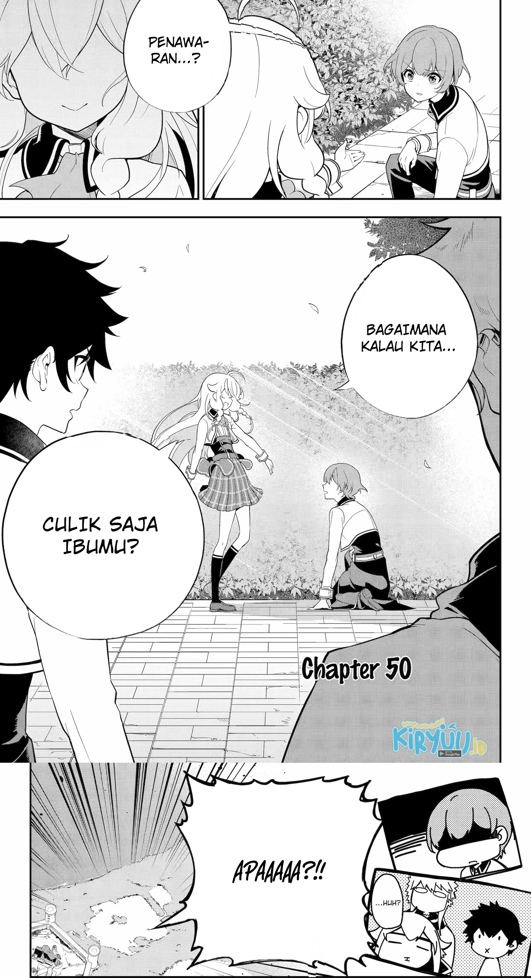 Baca Manga Chichi wa Eiyuu, Haha wa Seirei, Musume no Watashi wa Tenseisha Chapter 50.1 Gambar 2