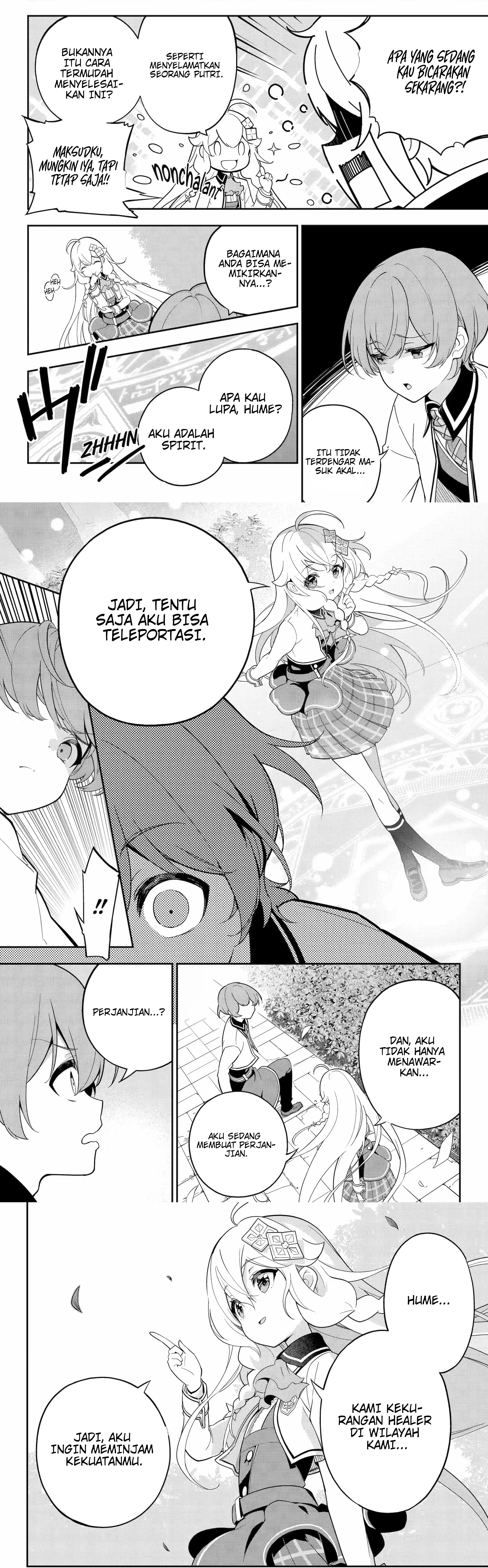 Chichi wa Eiyuu, Haha wa Seirei, Musume no Watashi wa Tenseisha Chapter 50.1 Gambar 3