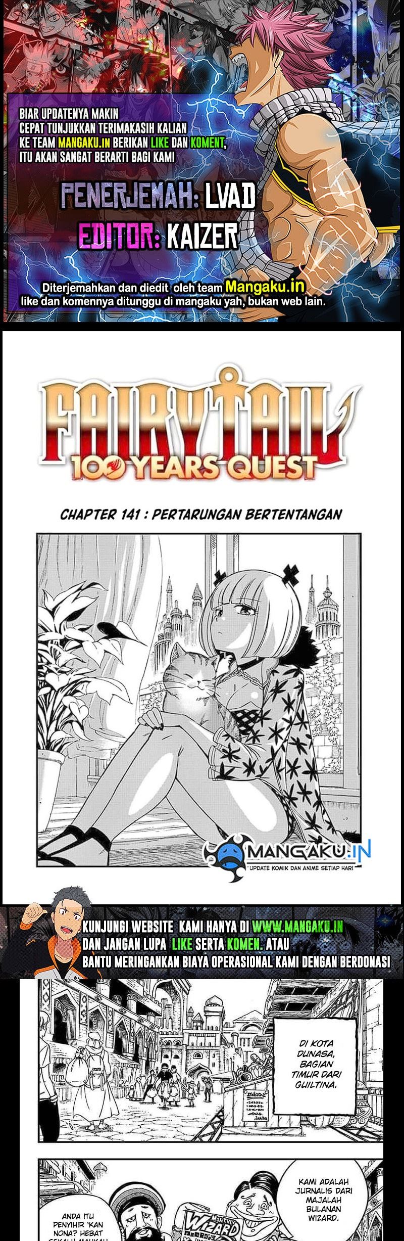 Baca Komik Fairy Tail: 100 Years Quest Chapter 141 Gambar 1