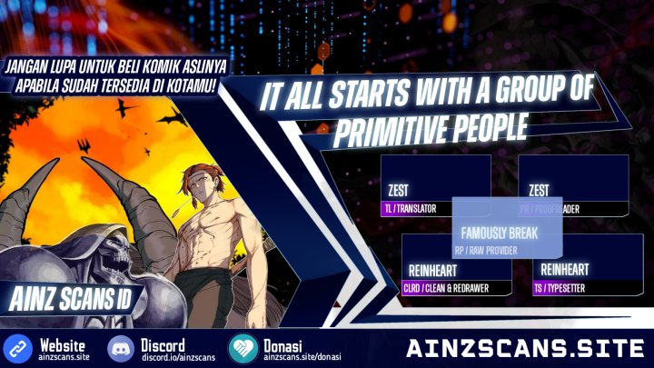 Baca Komik It All Starts With A Group Of Primitive People Chapter 36 Gambar 1