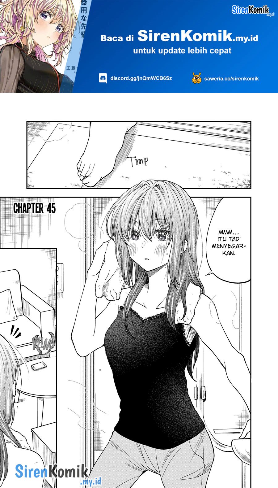 Baca Manga Awkward Senpai Serialization Chapter 45 Gambar 2