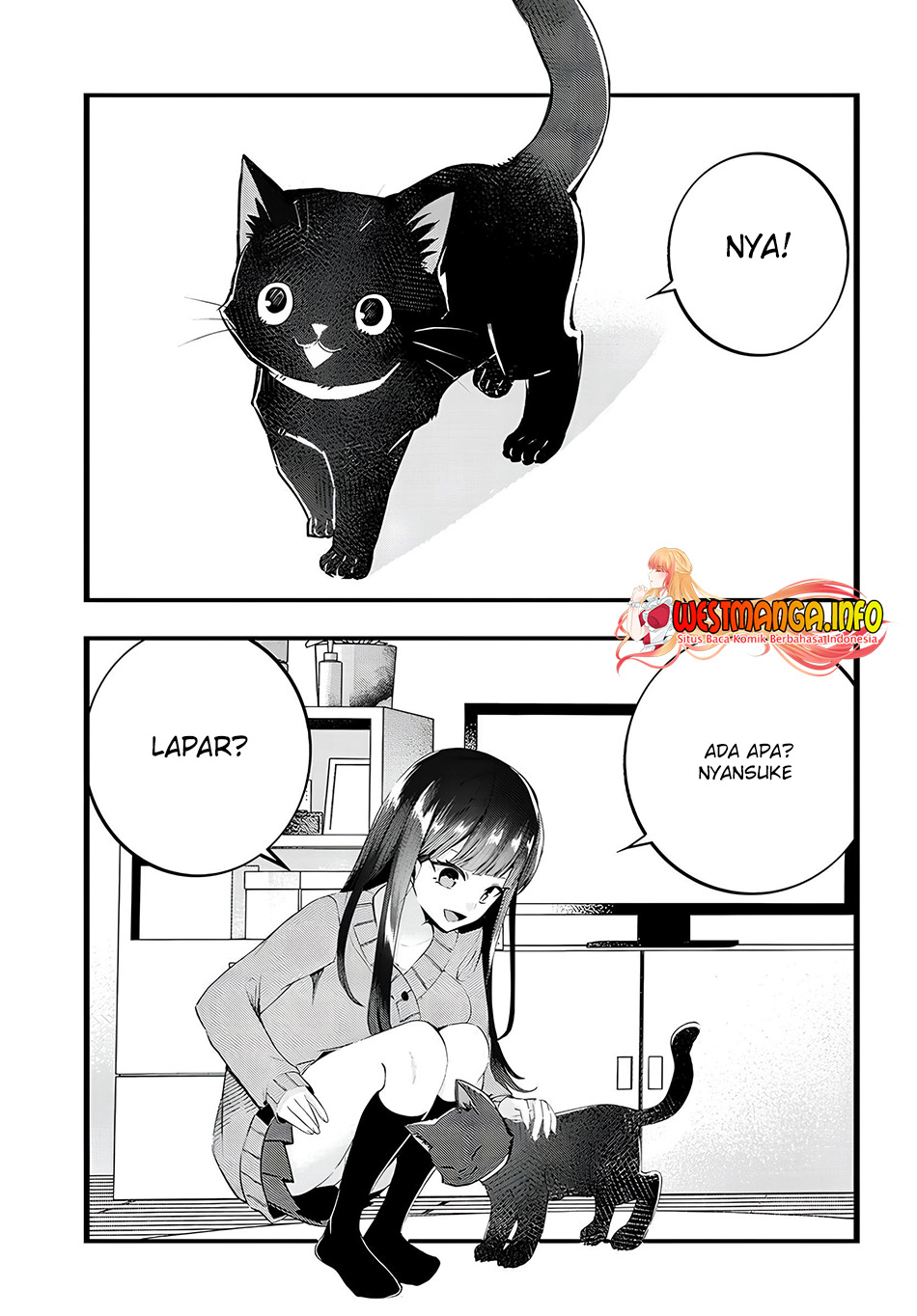 Chiteki de Cool na Kouhai Bijo, Ore no Kai Neko ni naru Chapter 15 Gambar 3