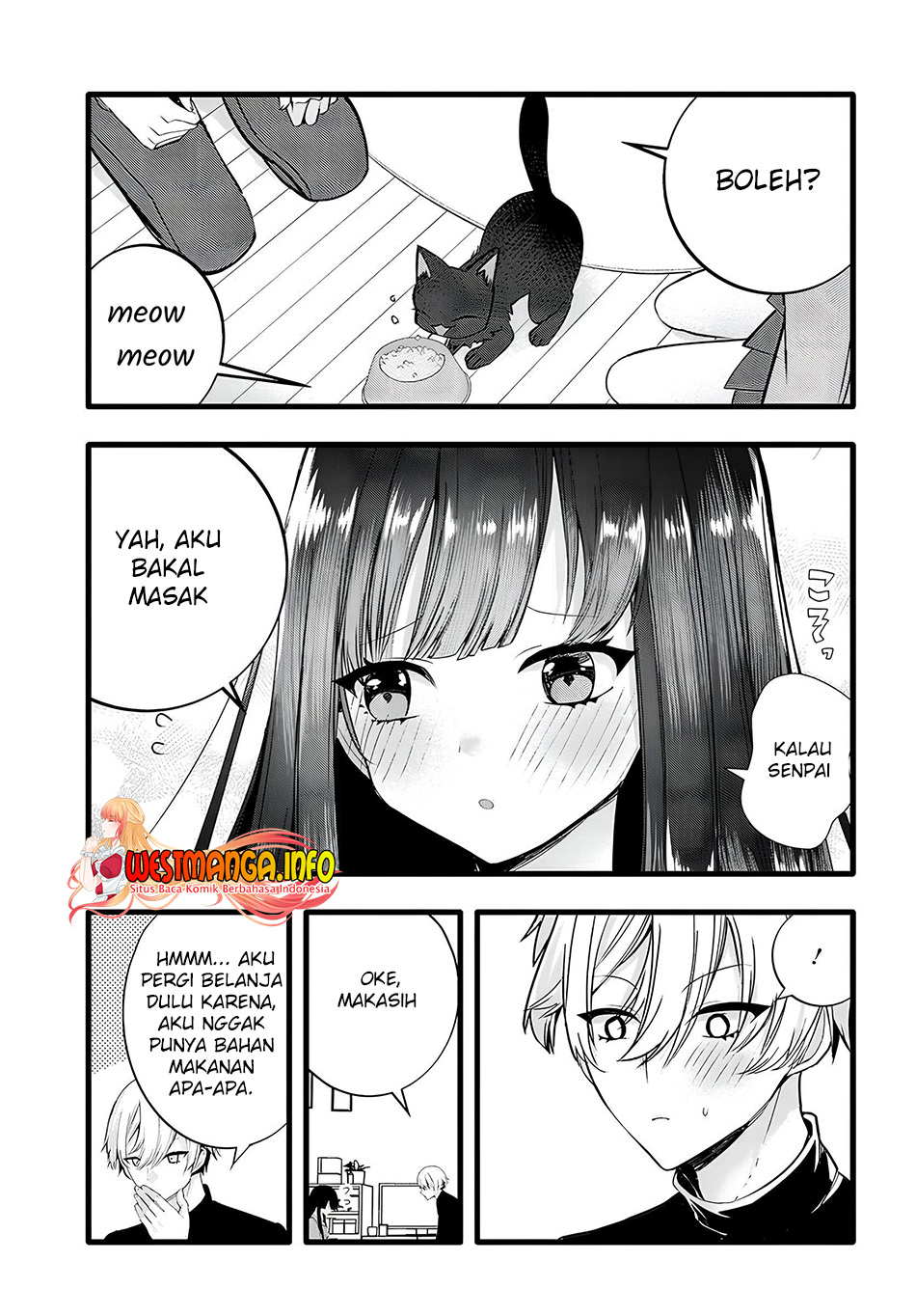 Chiteki de Cool na Kouhai Bijo, Ore no Kai Neko ni naru Chapter 15 Gambar 5