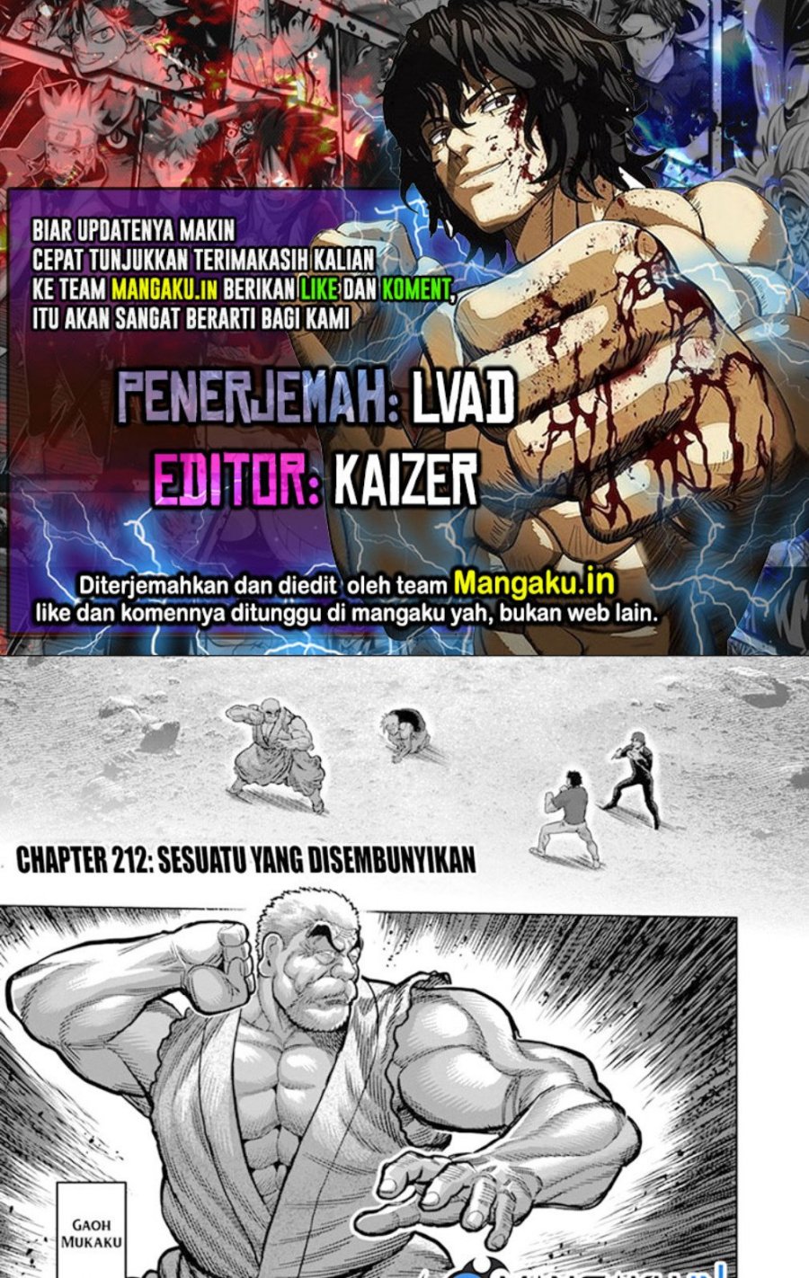 Baca Komik Kengan Omega Chapter 212 Gambar 1