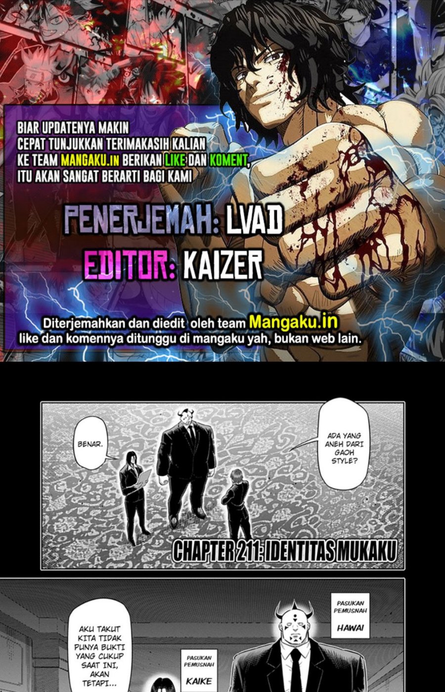 Baca Komik Kengan Omega Chapter 211 Gambar 1