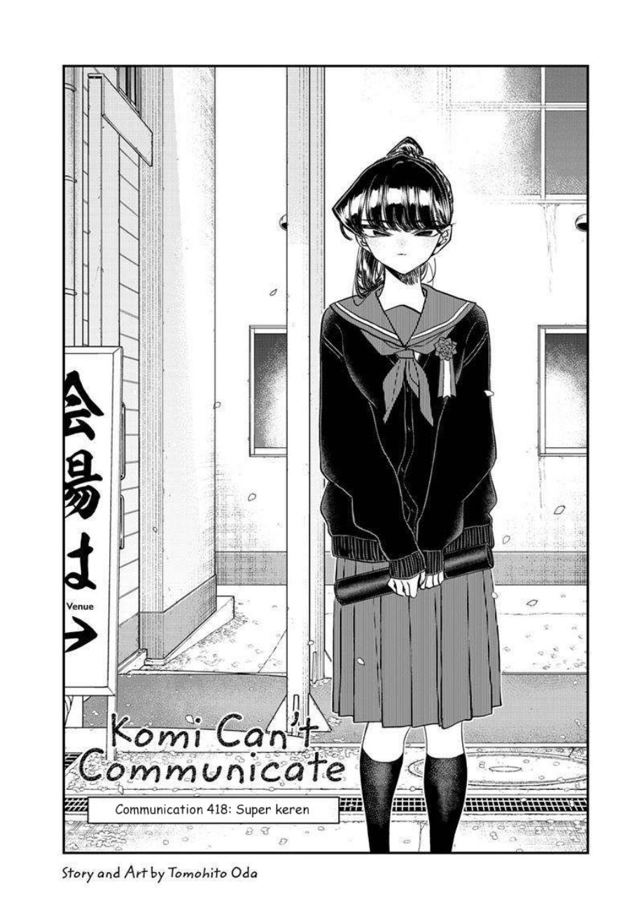 Baca Manga Komi-san wa Komyushou Desu Chapter 418 Gambar 2