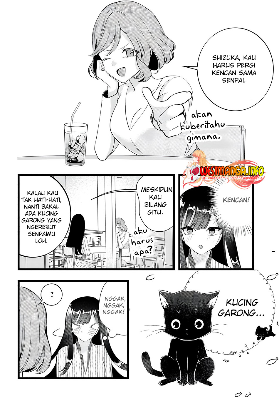 Chiteki de Cool na Kouhai Bijo, Ore no Kai Neko ni naru Chapter 18 Gambar 8