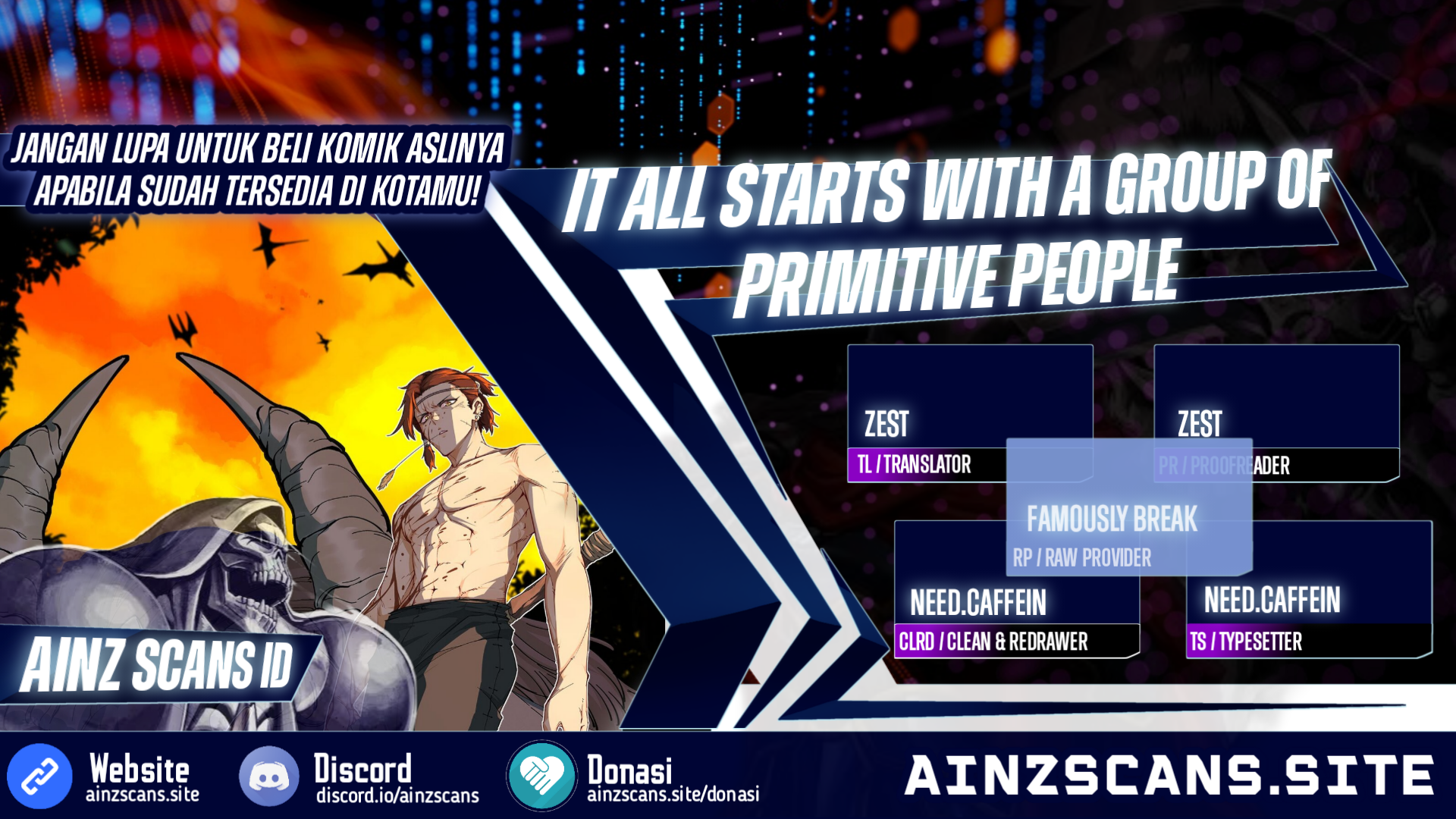 Baca Komik It All Starts With A Group Of Primitive People Chapter 46 Gambar 1