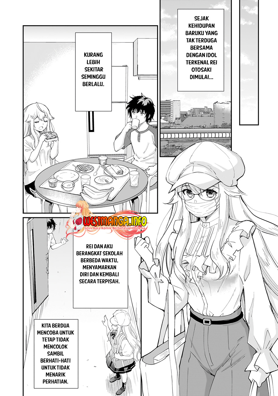 Isshou Hatarakitakunai Ore ga Classmate no Daininki Idol ni Natsukaretara Chapter 6 Gambar 8