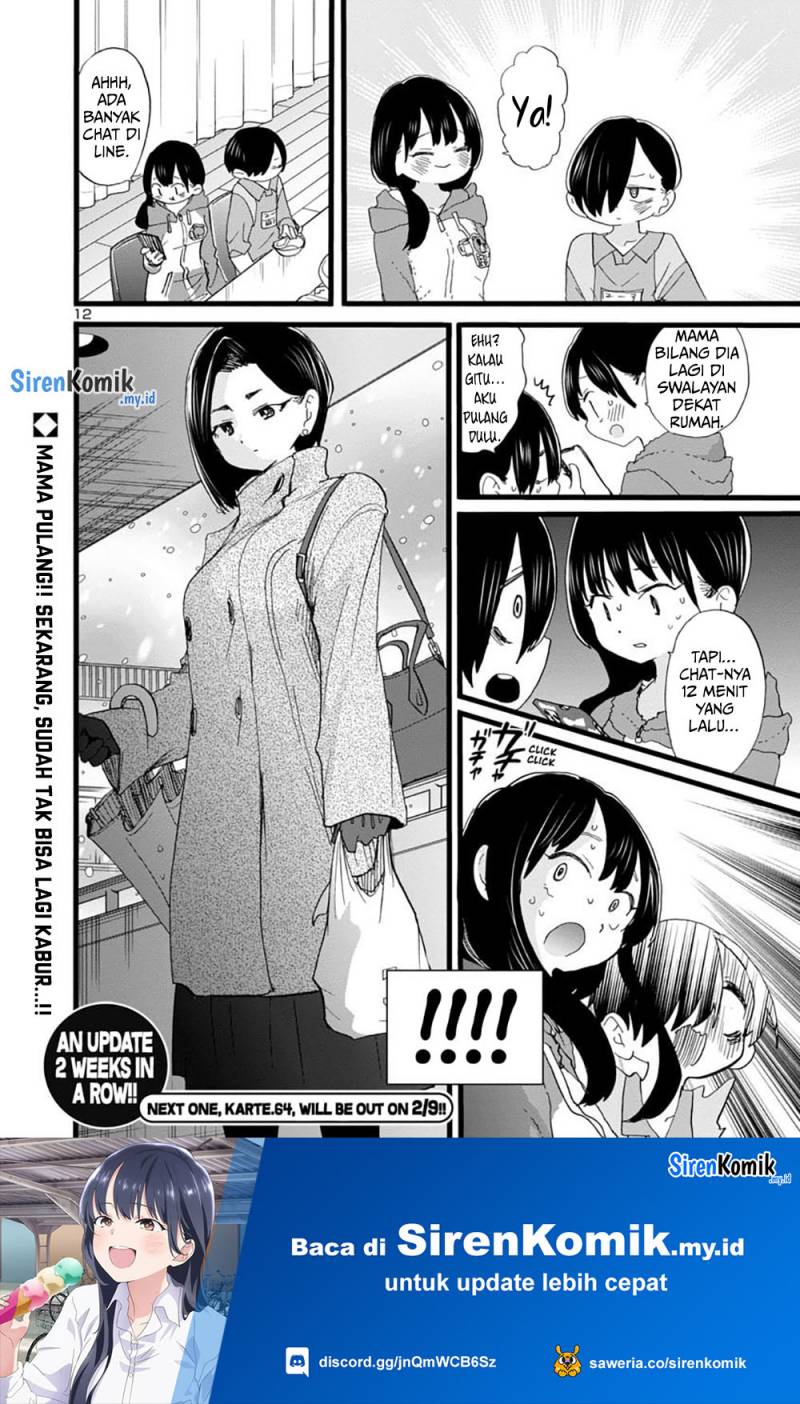 Boku no Kokoro no Yabai yatsu Chapter 63 Gambar 14