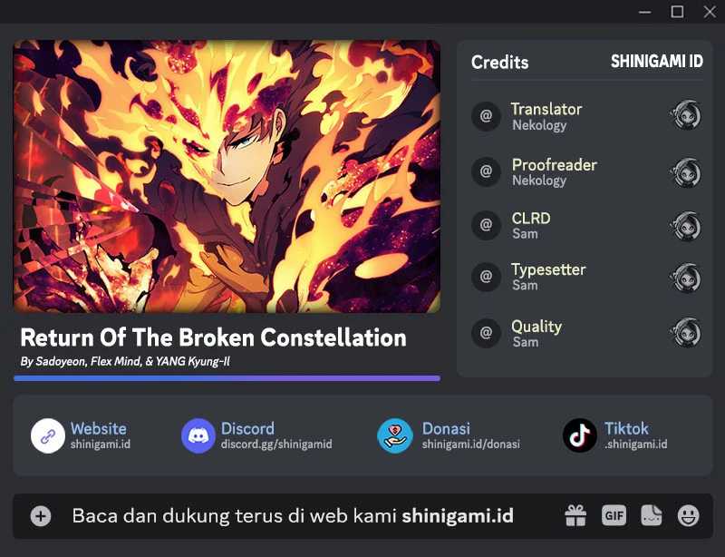 Baca Komik Return of the Broken Constellation Chapter 84 Gambar 1