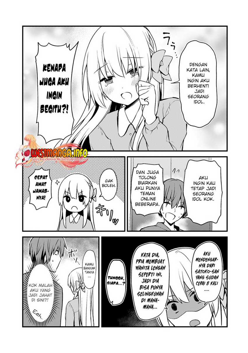 Netoge no Yome ga Ninki Idol datta ken ~Cool-kei no kanojo wa genjitsu demo yome no tsumori de iru~ Chapter 12 Gambar 11