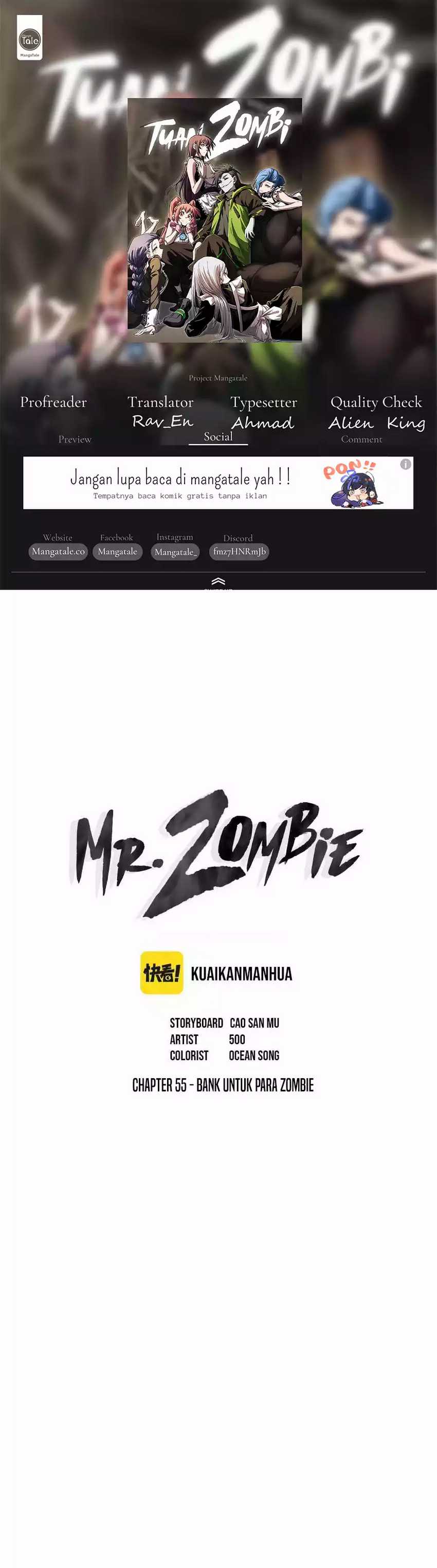 Baca Komik Mr. Zombie Chapter 55 bahasa Indonesia Gambar 1