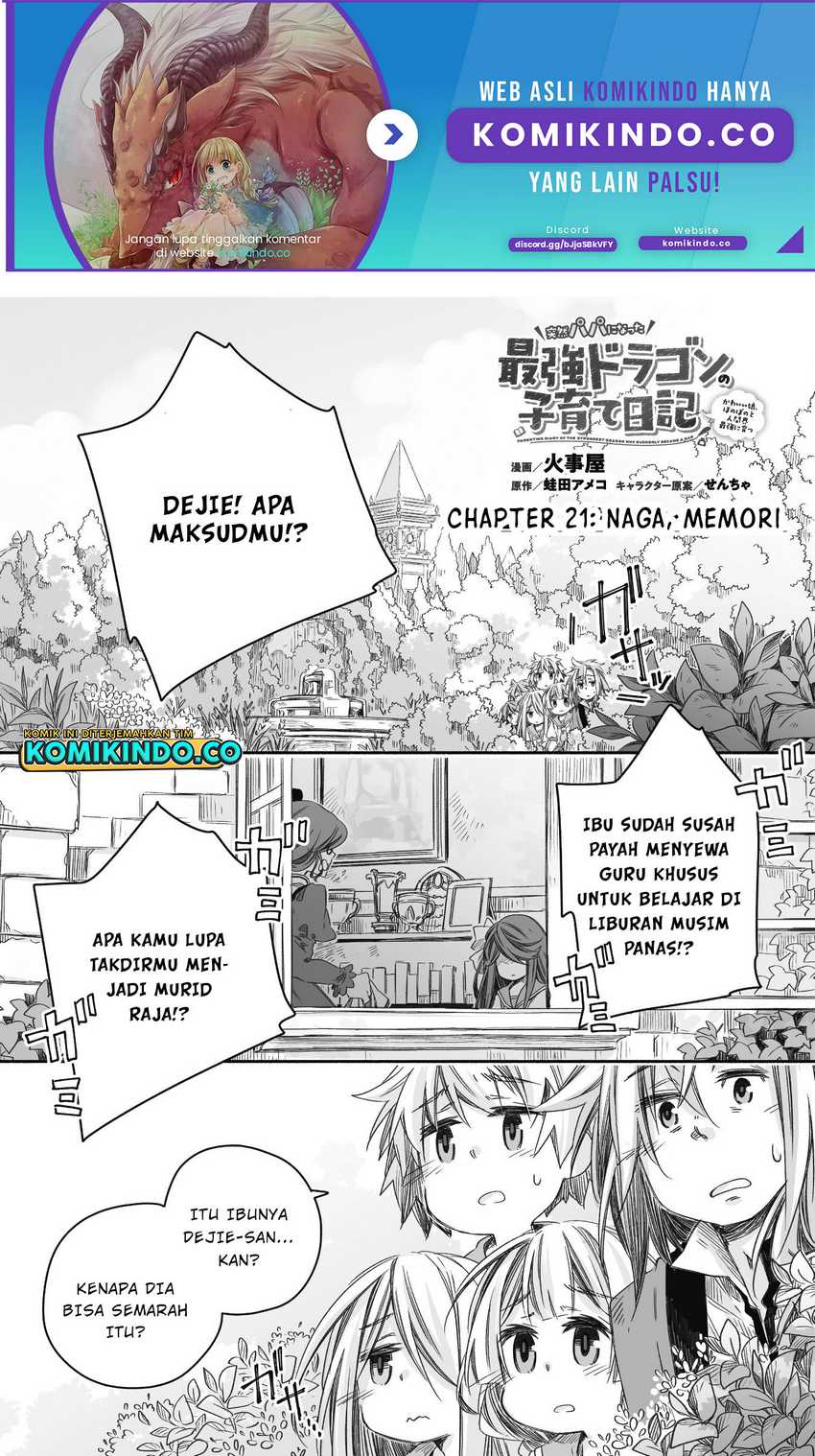 Baca Manga Parenting Diary Of The Strongest Dragon Who Suddenly Became A Dad Chapter 21 Gambar 2