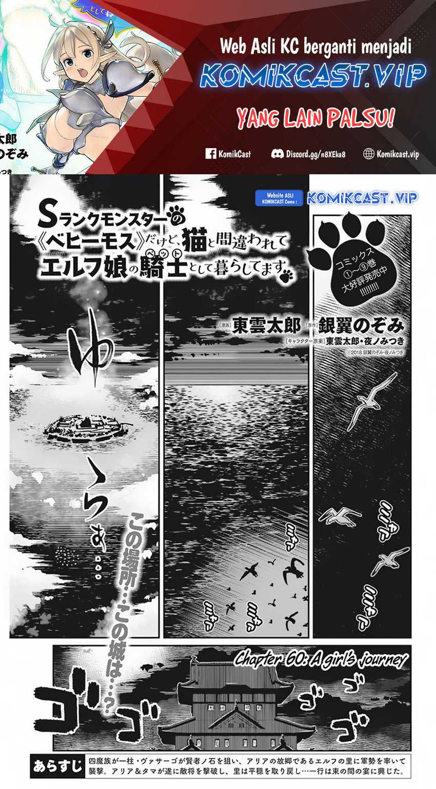 Baca Manga S-Rank Monster no Behemoth Dakedo, Neko to Machigawarete Erufu Musume no Kishi (Pet) Toshite Kurashitemasu Chapter 60 Gambar 2