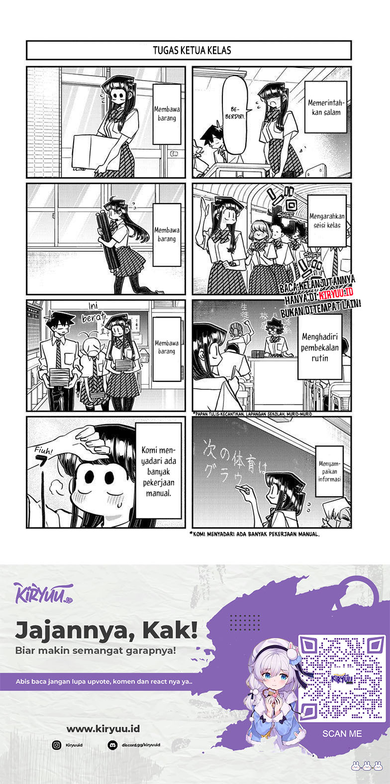 Komi-san wa Komyushou Desu Chapter 420 Gambar 9