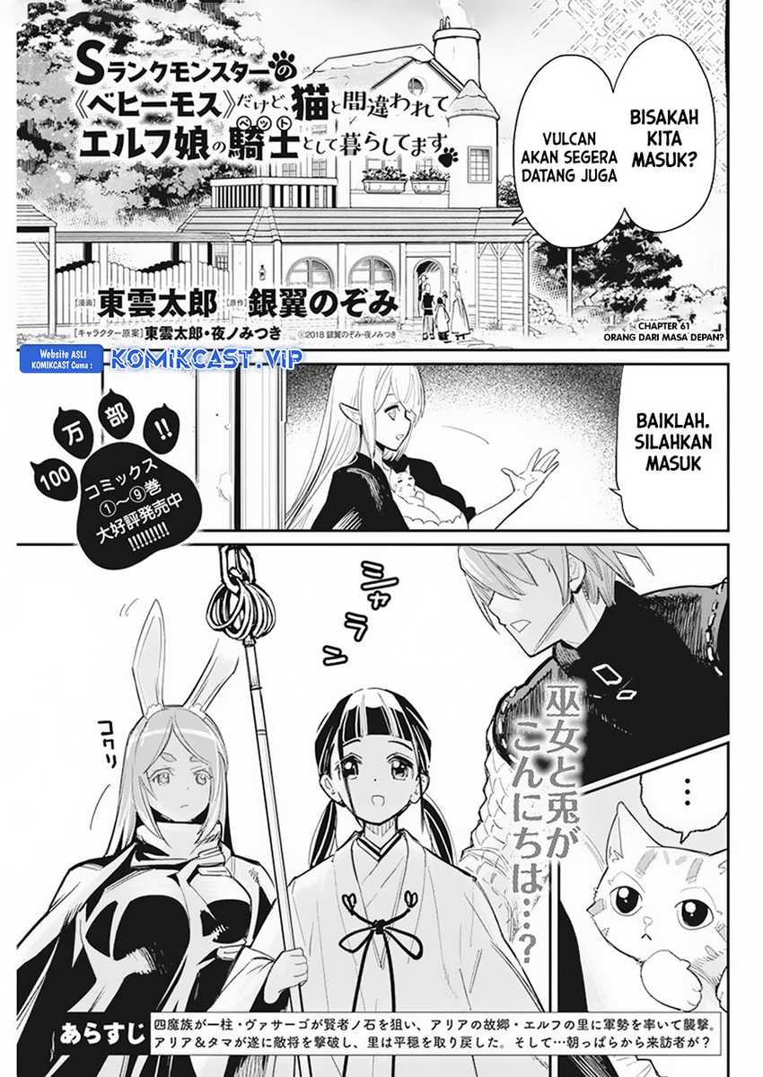 Baca Manga S-Rank Monster no Behemoth Dakedo, Neko to Machigawarete Erufu Musume no Kishi (Pet) Toshite Kurashitemasu Chapter 61 Gambar 2