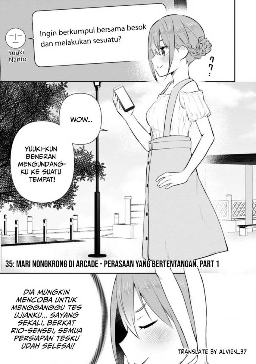 Baca Komik The Cute Girl Sitting Next to Me Is Trying to Make Me Fall in Love With Her as a Way to Ridicule Me, but the Tables Were Turned on Her Before She Knew It Chapter 13 Gambar 1