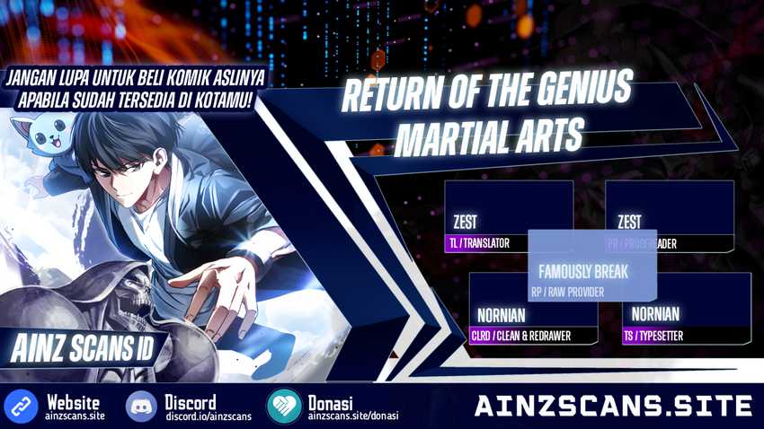 Baca Komik Return Of The Martial Arts Genius Chapter 2 bahasa Indonesia Gambar 1