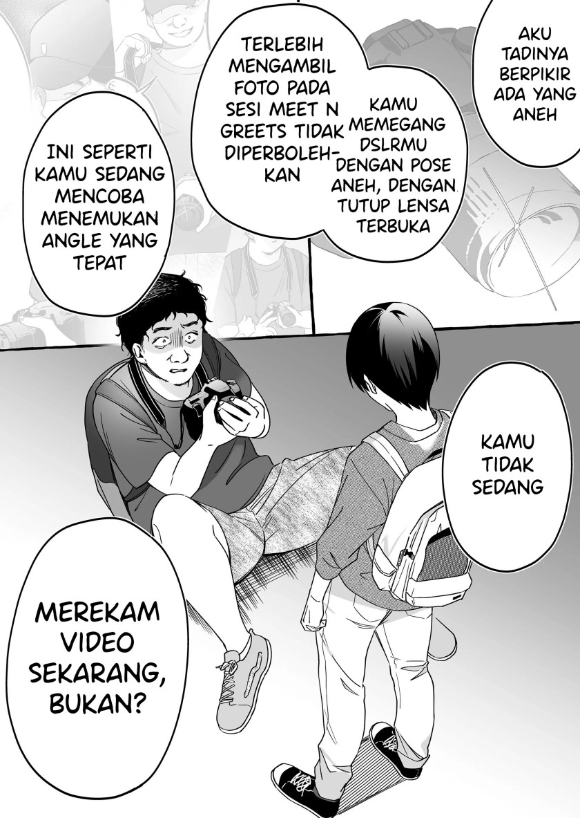 Damedol to Sekai ni Hitori Dake no Fan (Serialization)  Chapter 10 bahasa Indonesia Gambar 10