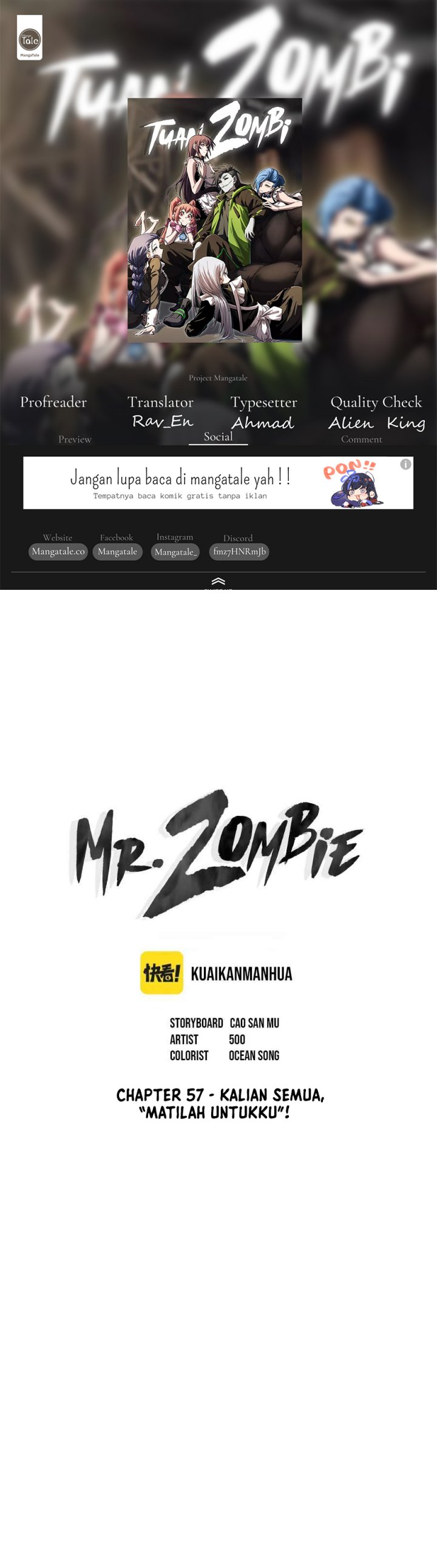 Baca Komik Mr. Zombie Chapter 57 Gambar 1