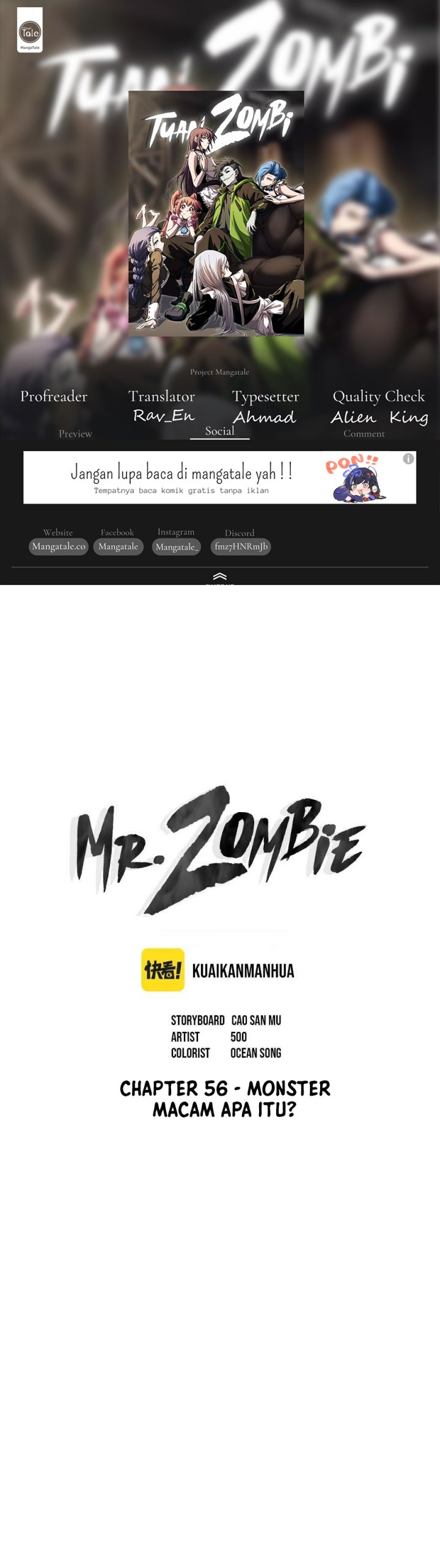 Baca Komik Mr. Zombie Chapter 56 Gambar 1