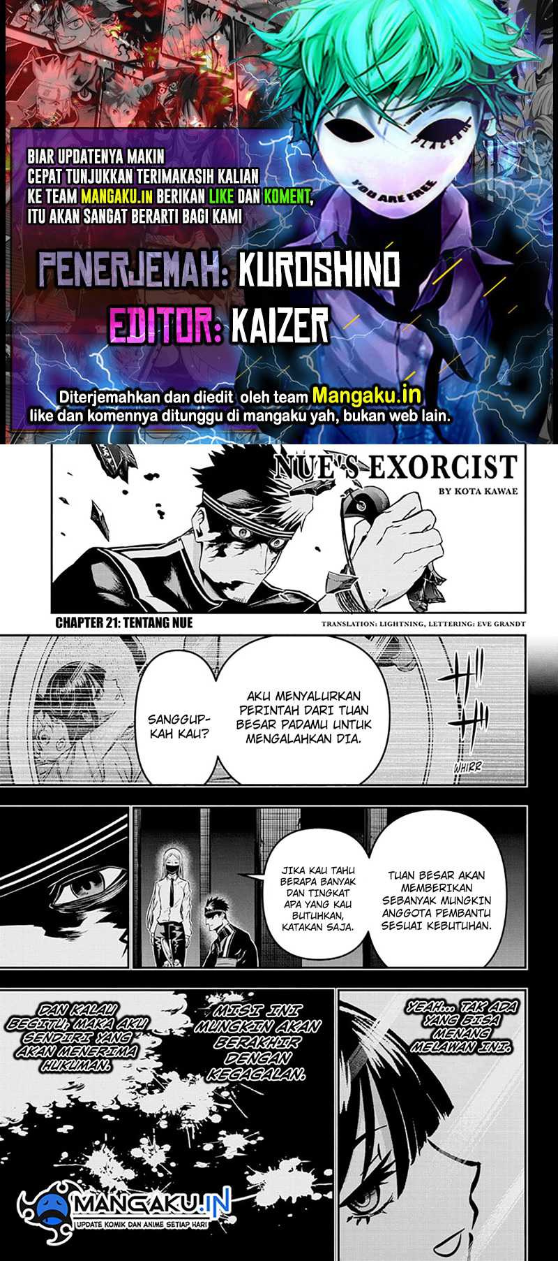 Baca Komik Nue’s Exorcist Chapter 21 Gambar 1