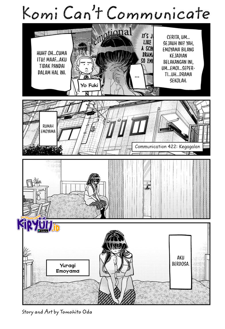 Baca Manga Komi-san wa Komyushou Desu Chapter 422 Gambar 2