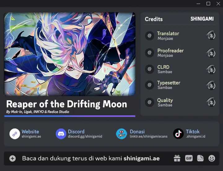 Baca Komik Grim Reaper of the Drifting Moon Chapter 56 Gambar 1