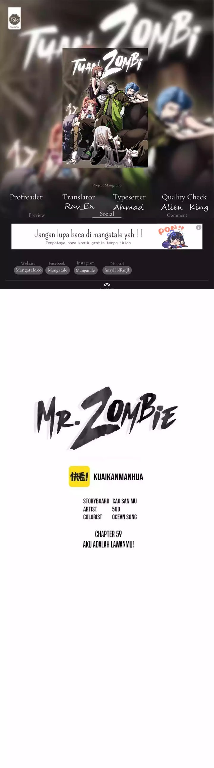 Baca Komik Mr. Zombie Chapter 59 Gambar 1