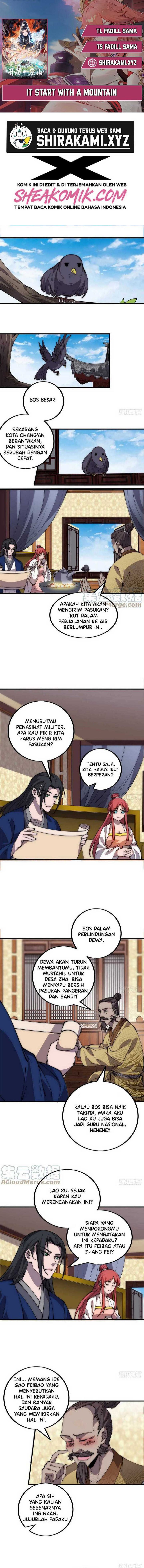 Baca Komik It Starts With A Mountain Chapter 418 Gambar 1