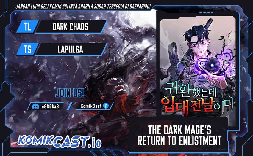 Baca Komik The Dark Mage’s Return to Enlistment Chapter 36 bahasa Indonesia Gambar 1