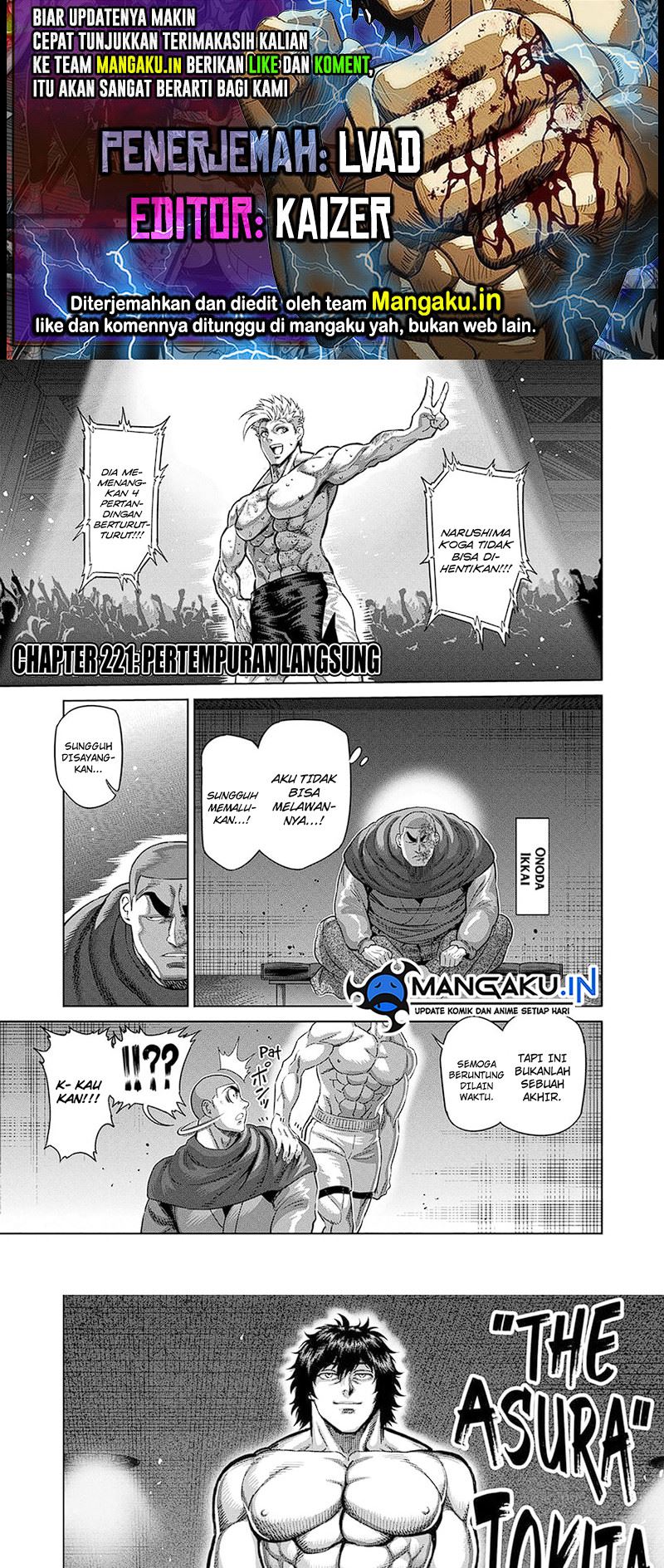 Baca Komik Kengan Omega Chapter 221 Gambar 1