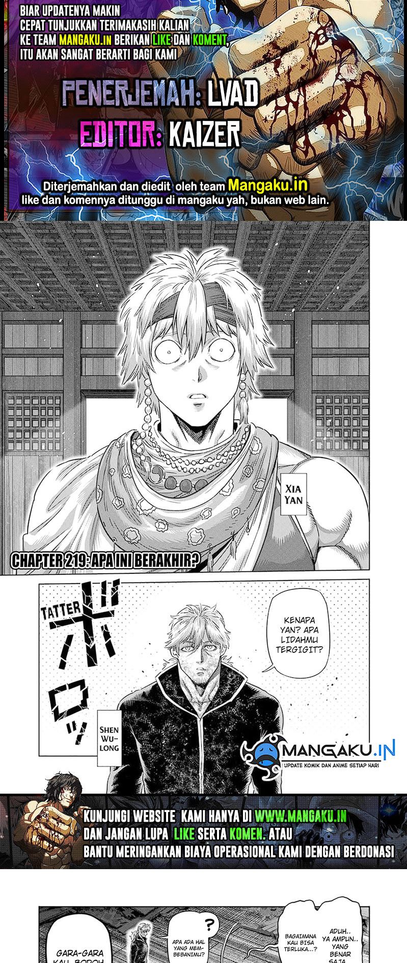 Baca Komik Kengan Omega Chapter 219 Gambar 1