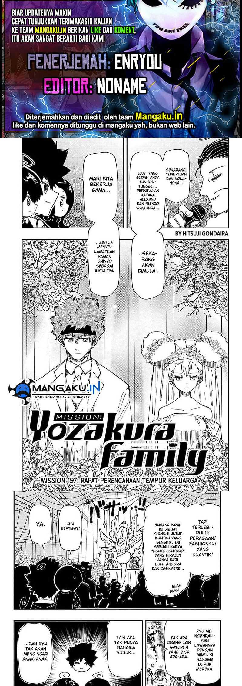 Baca Komik Mission: Yozakura Family Chapter 197 Gambar 1