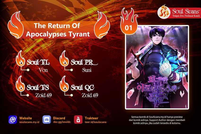 Baca Komik The Return Of Apocalypses Tyrant Chapter 1 bahasa Indonesia Gambar 1