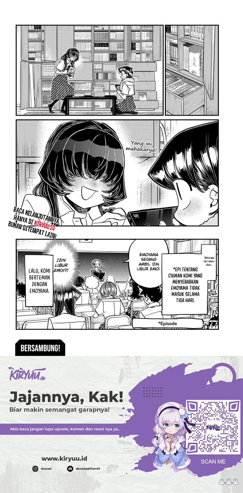 Komi-san wa Komyushou Desu Chapter 426 Gambar 17