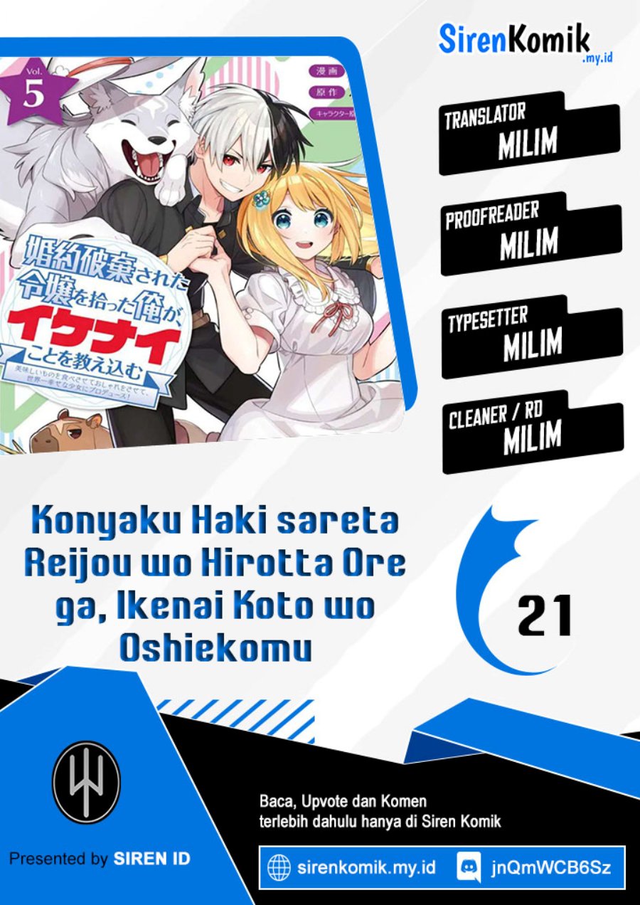 Baca Komik Konyaku Haki Sareta Reijo Wo Hirotta Ore Ga, Ikenai Koto Wo Oshiekomu Oishi Mono Wo Tabesasete Oshare Wo Sasete, Sekaichi Shiawasena Shojo Ni Produce! Chapter 22 Gambar 1