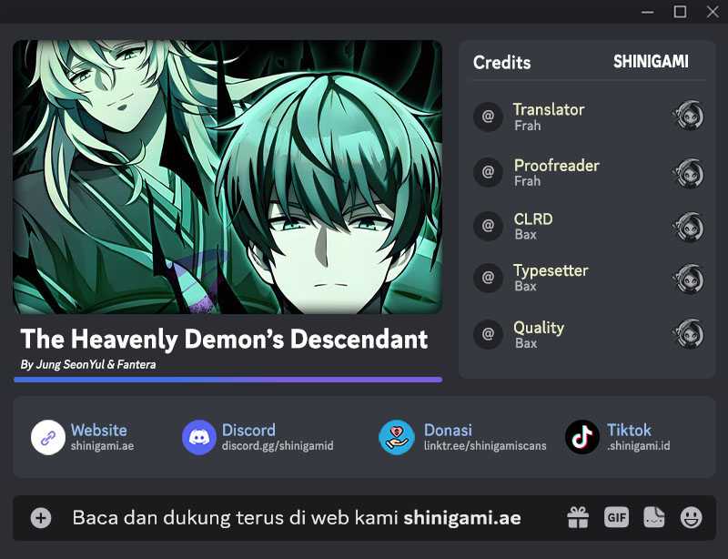 Baca Komik The Heavenly Demon’s Descendant  Chapter 8 Gambar 1