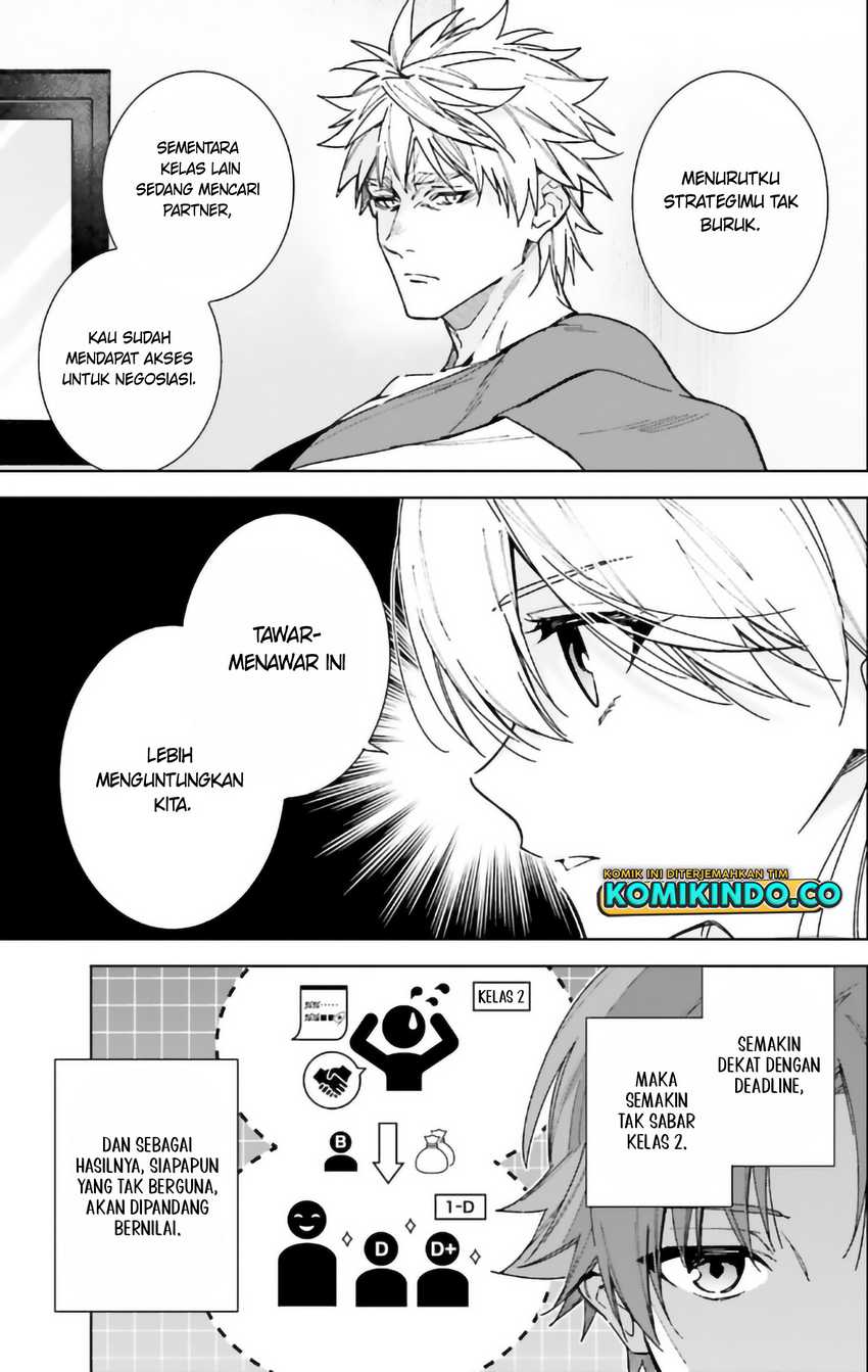 Youkoso Jitsuryoku Shijou Shugi no Kyoushitsu e √Horikita Chapter 14 Gambar 12